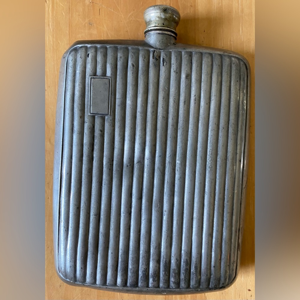 Vintage E & J.B Metal Hip Flask